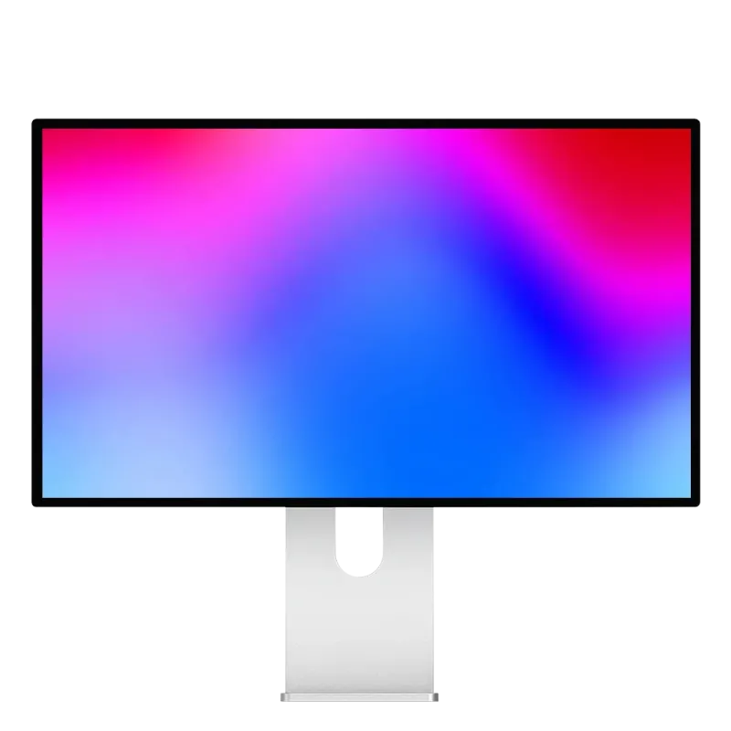 Kuycon P27Z, 27 colių 5K monitorius (5120 × 2880) su dviem dažnio režimais, 180 Hz 5K raiška arba 330 Hz QHD raiška, vaizdas iš priekio